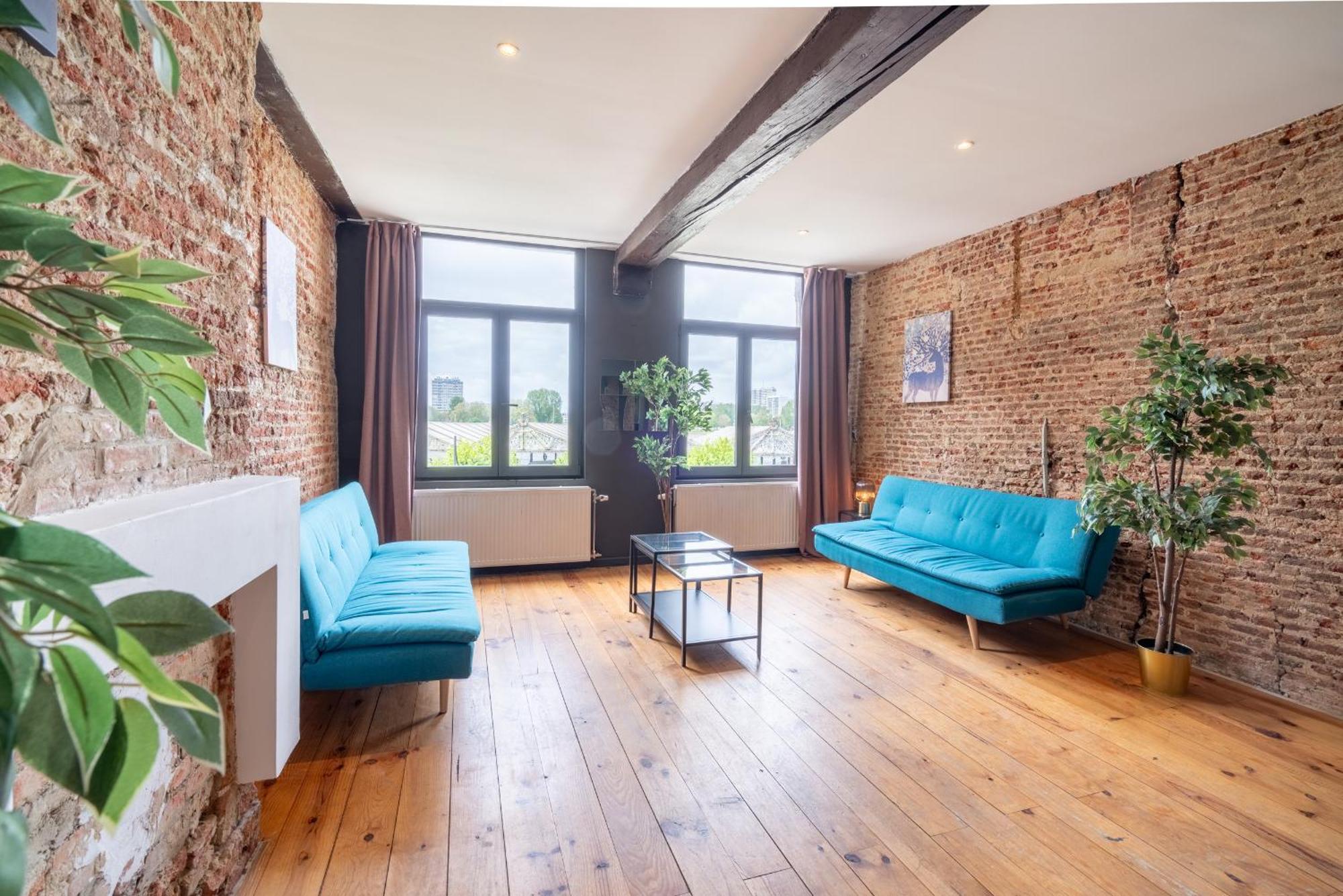 Charming Two-Bedroom River Side Apartment Antwerpen Eksteriør billede